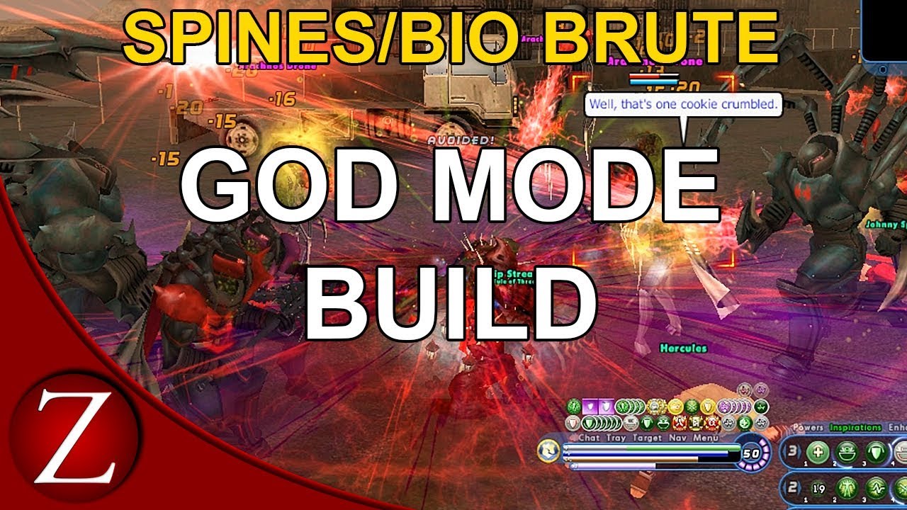 God Mode | Spines/Bio Brute Build - City of Heroes Gameplay