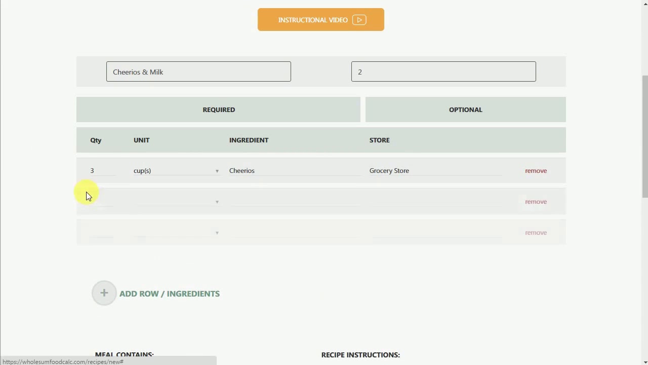 WHOLESUM - My Recipes Tutorial