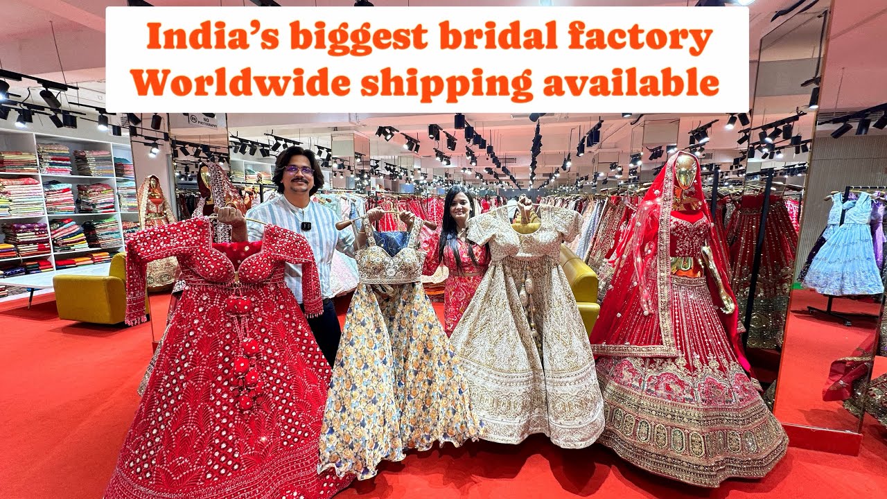 India's biggest bridal factory| Madhubala the bridal factory|  शादी शॉपिंग लहंगा | #shaadi #surat