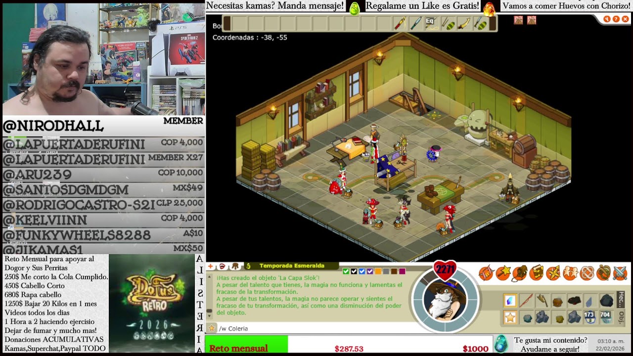 Hagamos otros 50 exos ala virgil! #dofusretro