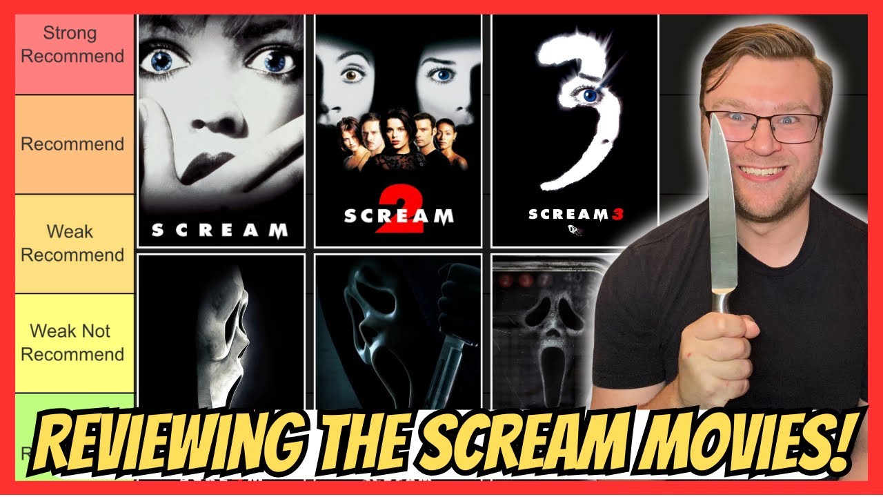 Scream Movies Reviewed and Ranked (1-6) | Scream Tier List | Horror | Ghost Face 