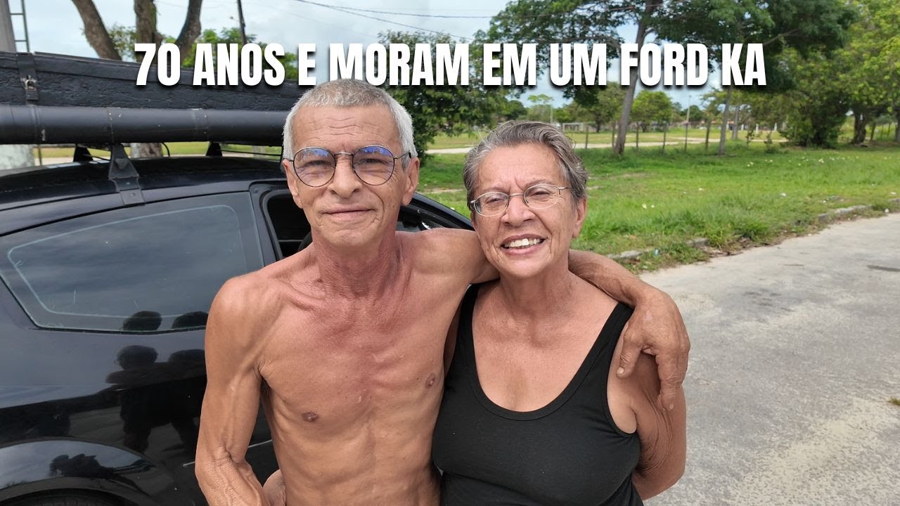 Eles têm 70 anos e decidiram morar em um Ford Ka