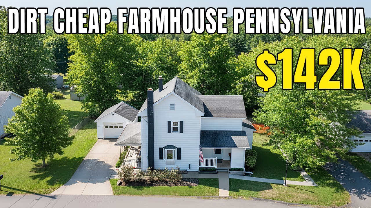 3 Pennsylvania Farmhouses Under $230K: From Starter Home to 4 Acre Estate
