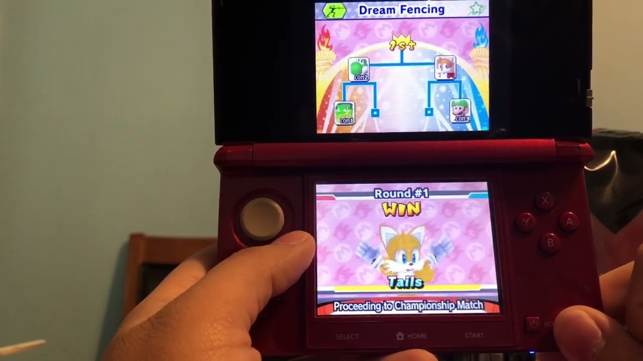 Mario & Sonic at the Olympic Games (DS) - Tails in Dream Fencing (Hard Difficulty)