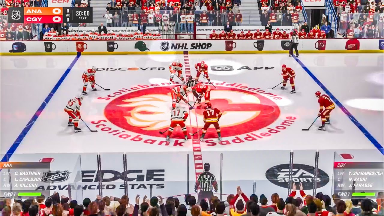 Calgary Flames vs Anaheim Ducks 1/25/2026 NHL 26 Gameplay