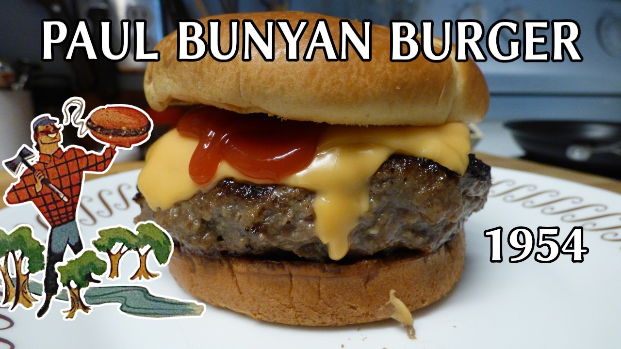 Paul Bunyan Burgers Recipe from 1954 | The most luscious hamburgers you ever made! So they say 😁
