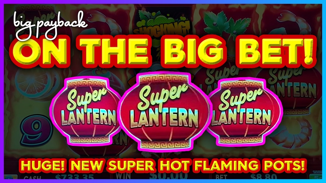 $11.40/Spin → HUGE WIN on Super Hot Flaming Pots Slots!