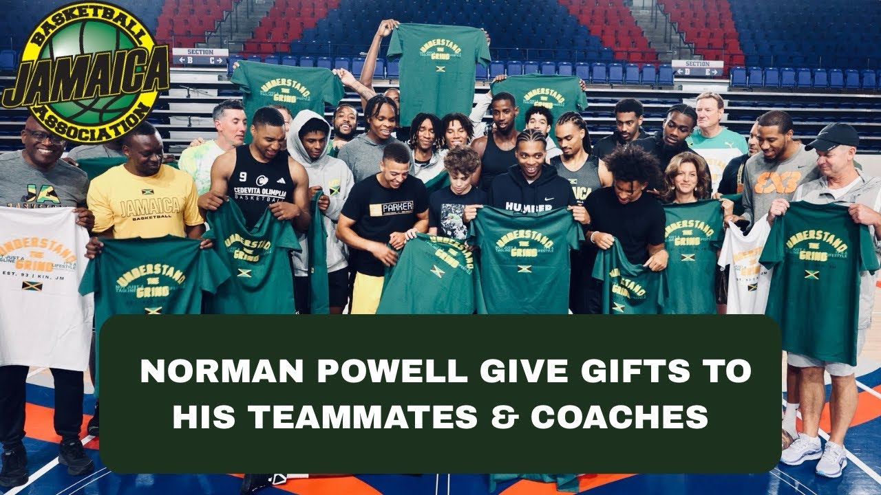 NBA CHAMPION NORMAN POWELL THANK HIS TEAMMATES AND COACHES WITH GIFTS