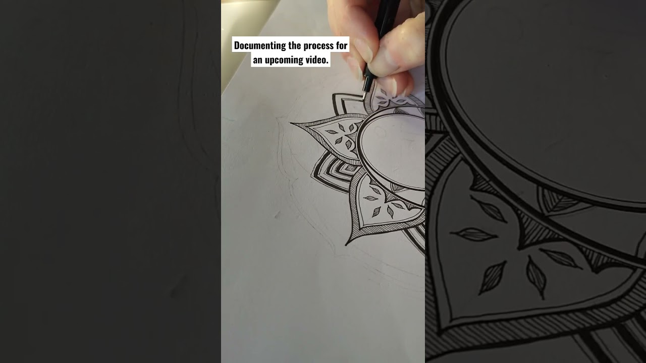 Inking my sacral chakra design. #sacralchakra #sacredgeometry #mandalaart #mandalaartist