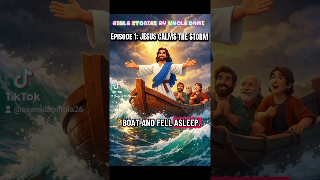 Bible Stories with Uncle Dami | Jesus Calms the Storm | Children’s Bible Story 