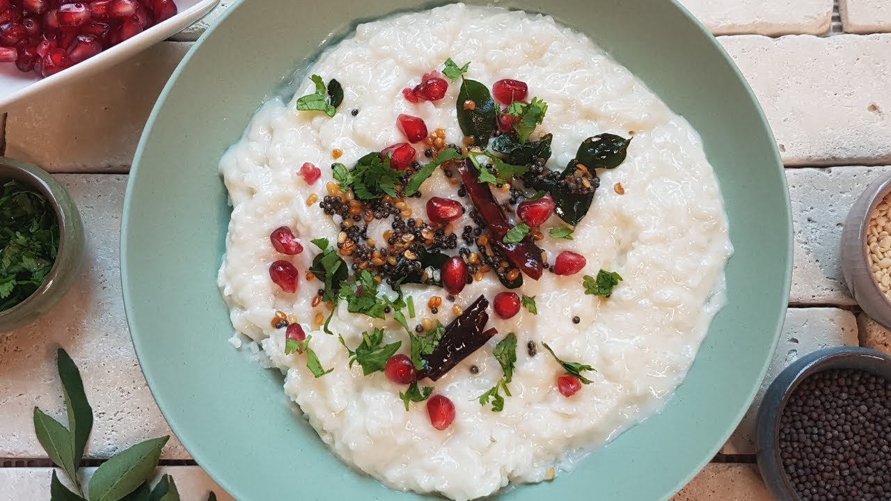 How To Make Vegan Yogurt Rice | Curd Rice South Indian Style