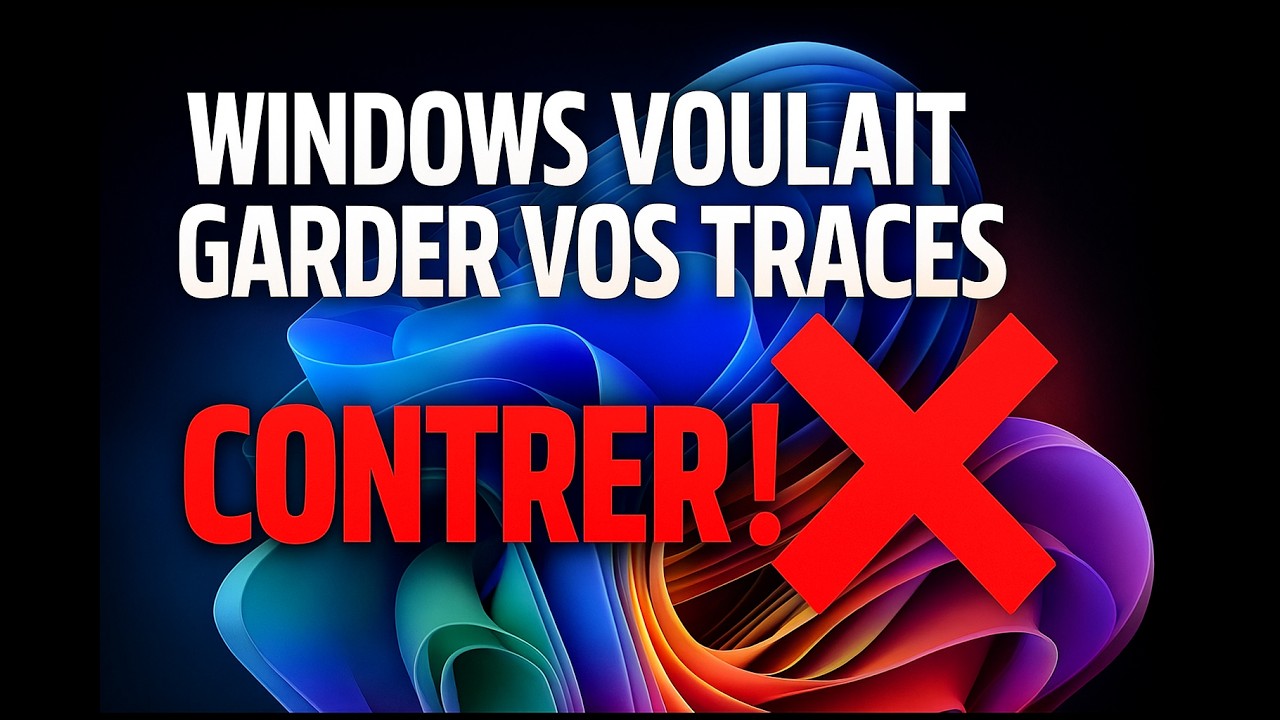 🚨 Windows 11 garde un historique caché de ton activité… voici comment l’effacer 2026