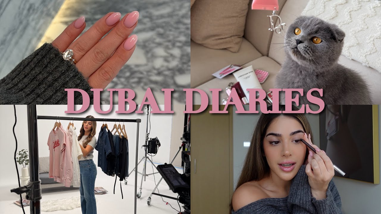 dubai diaries ❤︎ shooting with cosmo, cooking & family time