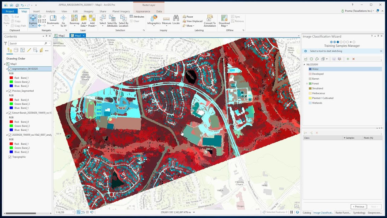 ArcGIS Pro: Image segmentation