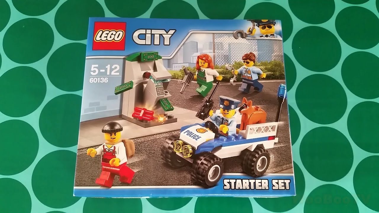 LASTENOHJELMIA SUOMEKSI - Lego city - 60136 Poliisin aloitussarja - osa 1