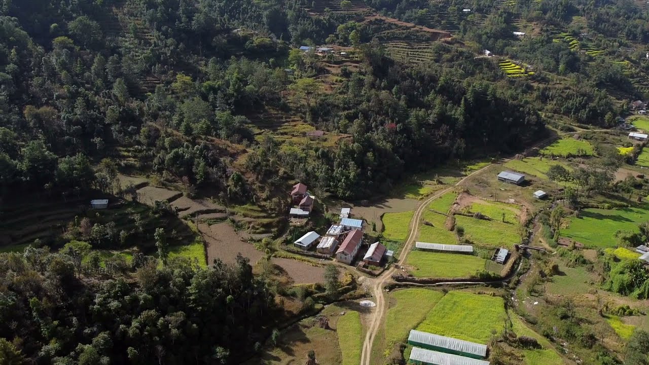 Lalitpur Bhardeu view from drone