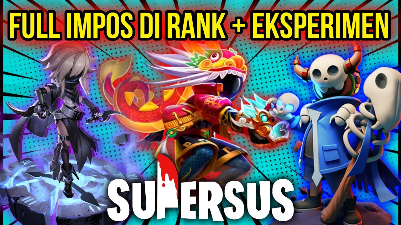 Full Impostor + Eksperimen Strategi Di Rank!!! Bunglon + Conjurer + Time Assasin!!! - Super Sus Indo