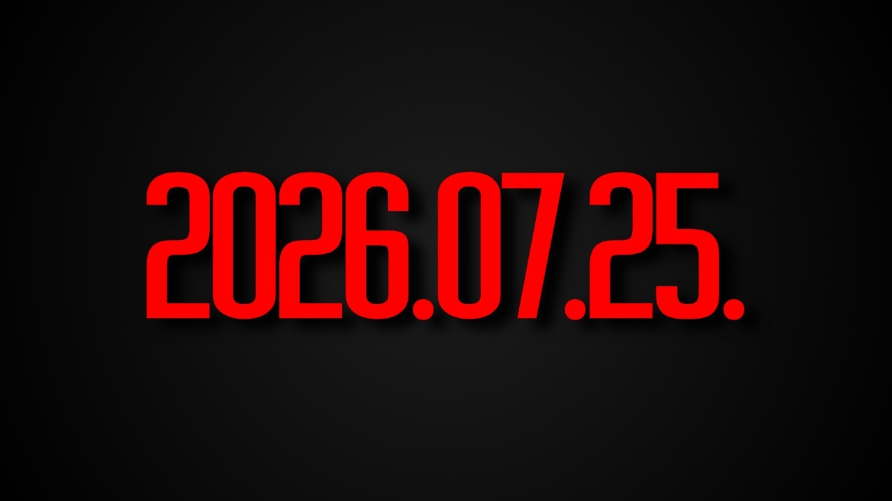 2026년 4월 1일 알고리즘에 뜰 영상