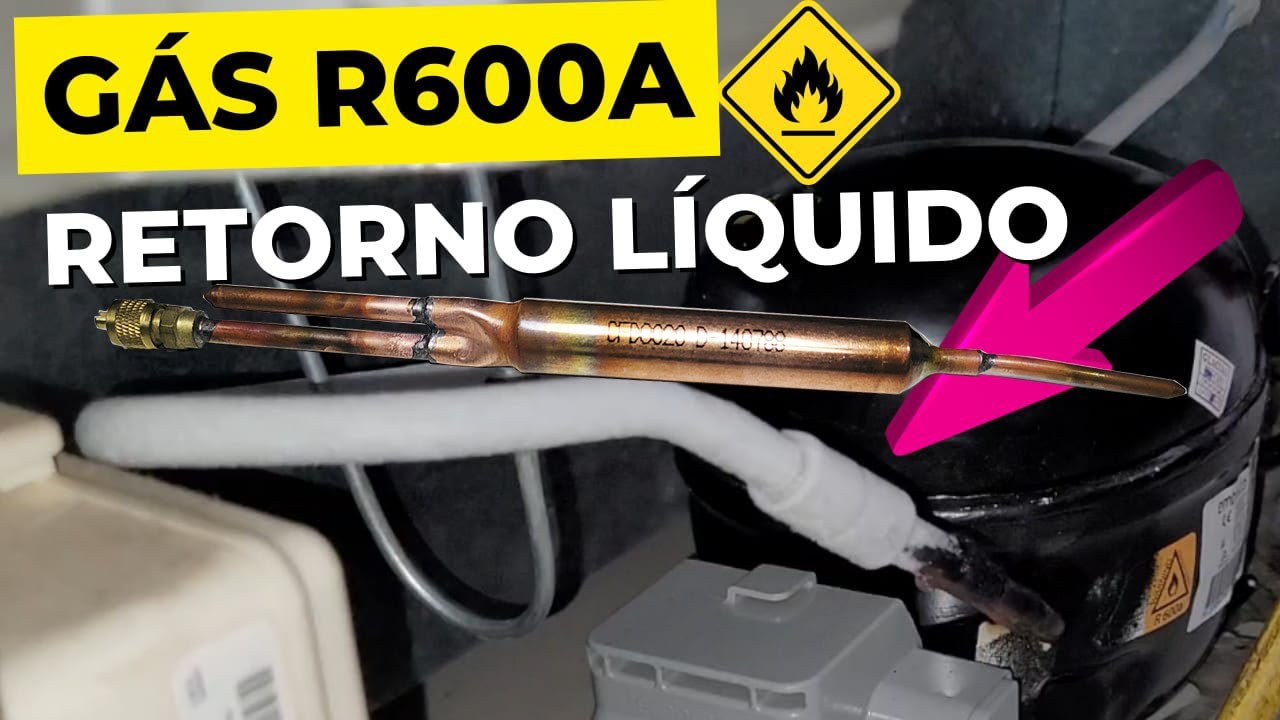 O jeito certo de eliminar o Retorno de Liquido em Geladeira com R600a  Curso de Refrigeração