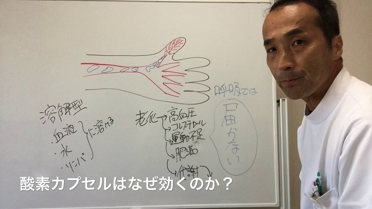 酸素カプセルはなぜ効くのか？　東広島市西条駅前の整体　ボディバランス整骨院