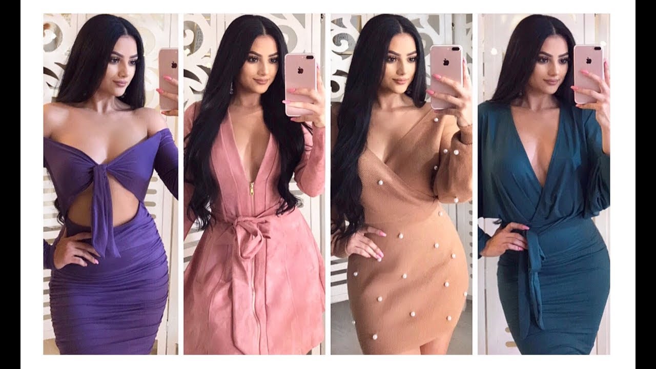 Hot Miami Styles Fall Dresses Try On Haul: Maria Palafox