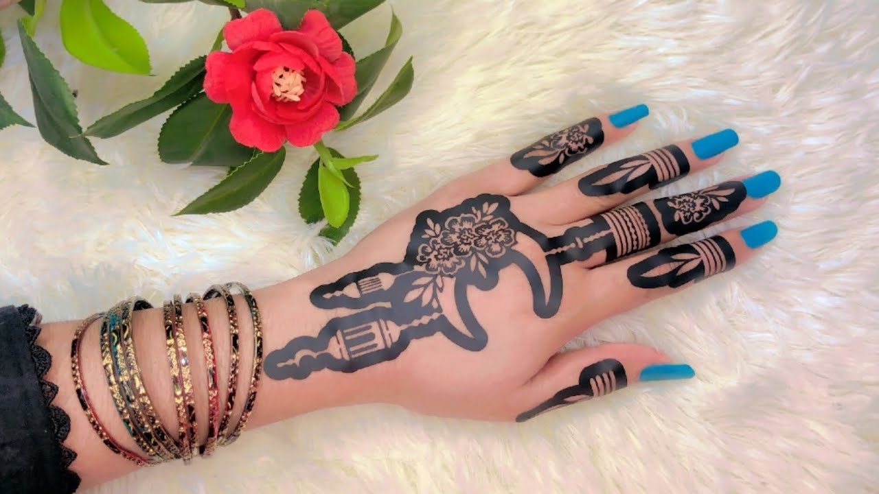 Amazing & Beautiful Mehndi Stencil Design | Elegant Sudanese Mehndi 2026