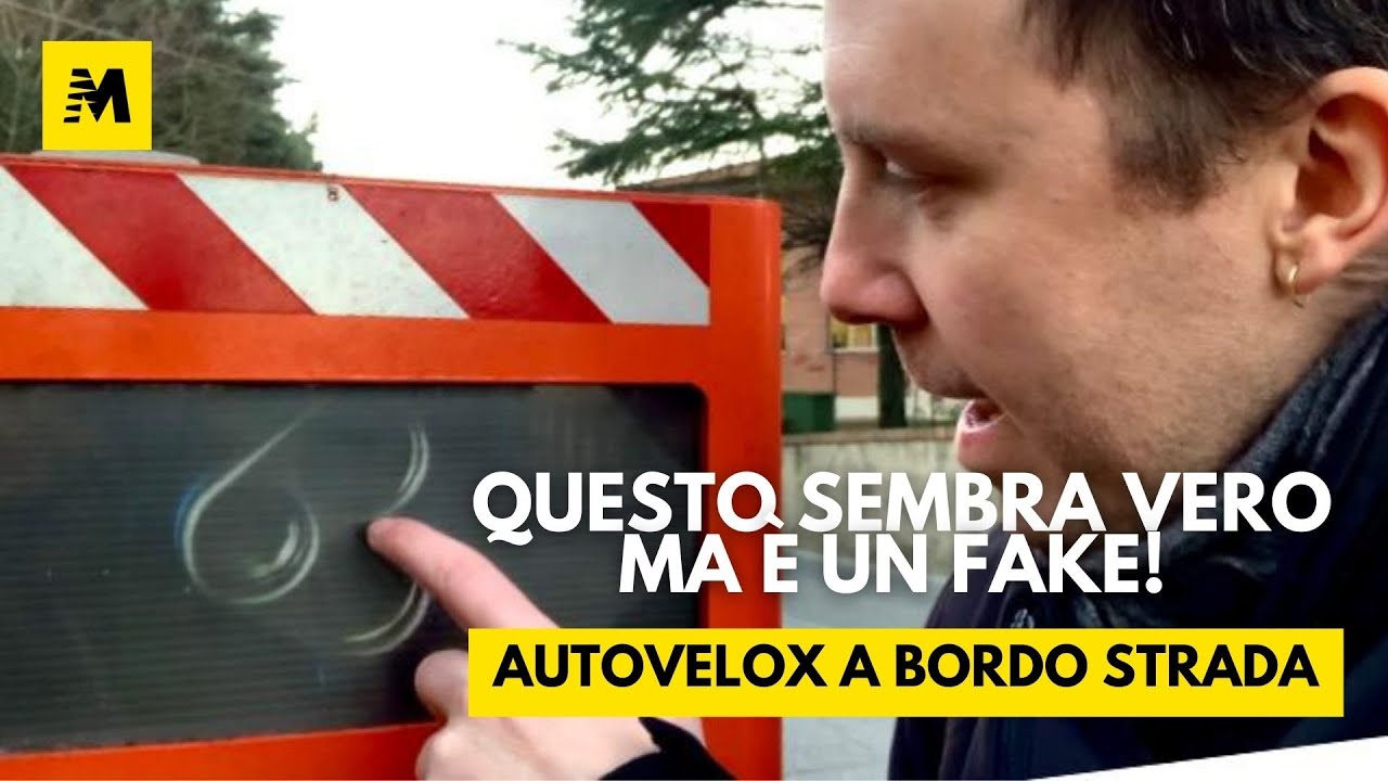 Autovelox arancione: sembra VERO, ma è un FAKE!