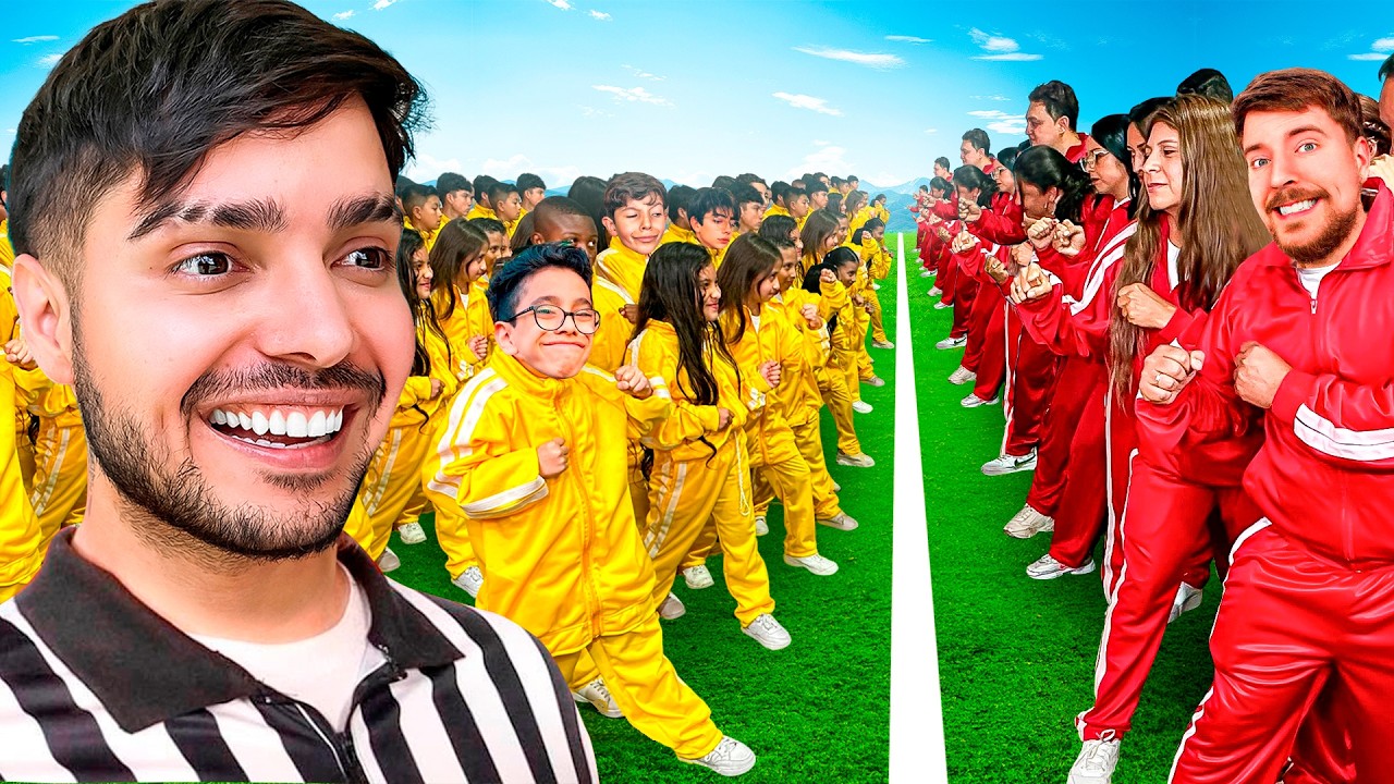 100 NI&Ntilde;OS vs 100 ADULTOS !!