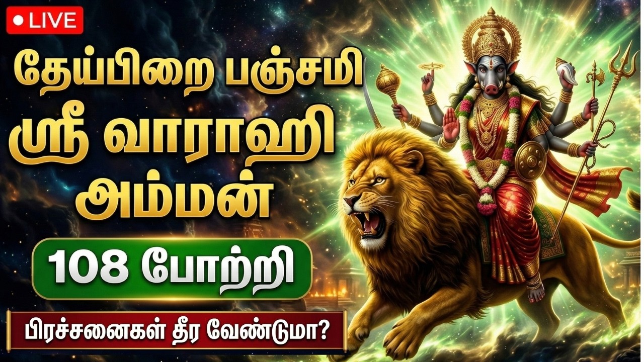 தேய்பிறை பஞ்சமி ஸ்ரீ வாராஹி அம்மன் 108 போற்றி 🙏 | Sri Varahi Amman 108 Potri | Runa Vimocha