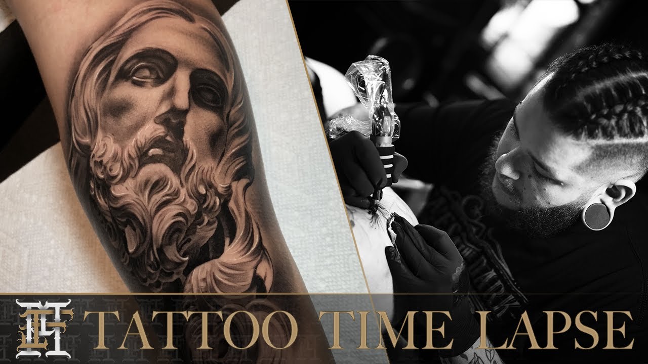 [LONG VERSION] Bernini Jesus Tattoo Time Lapse (2021)