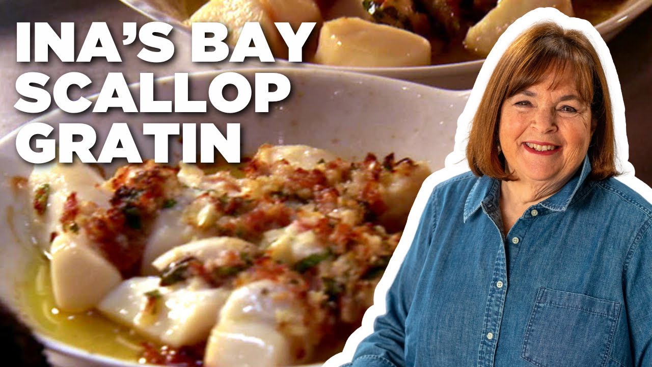 Ina Garten's Bay Scallop Gratin | Barefoot Contessa | Food Network