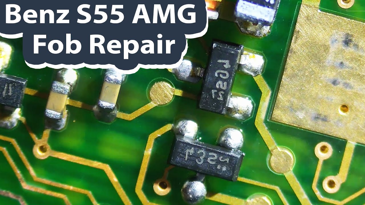 2003 S55 AMG Benz Key Fob Repair - Damage Caused by non Original Shell