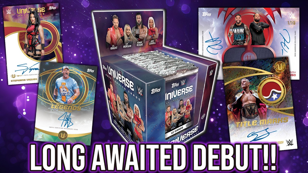 LONG AWAITED DEBUT!!! | 2025 Topps Universe WWE Hobby Box Review