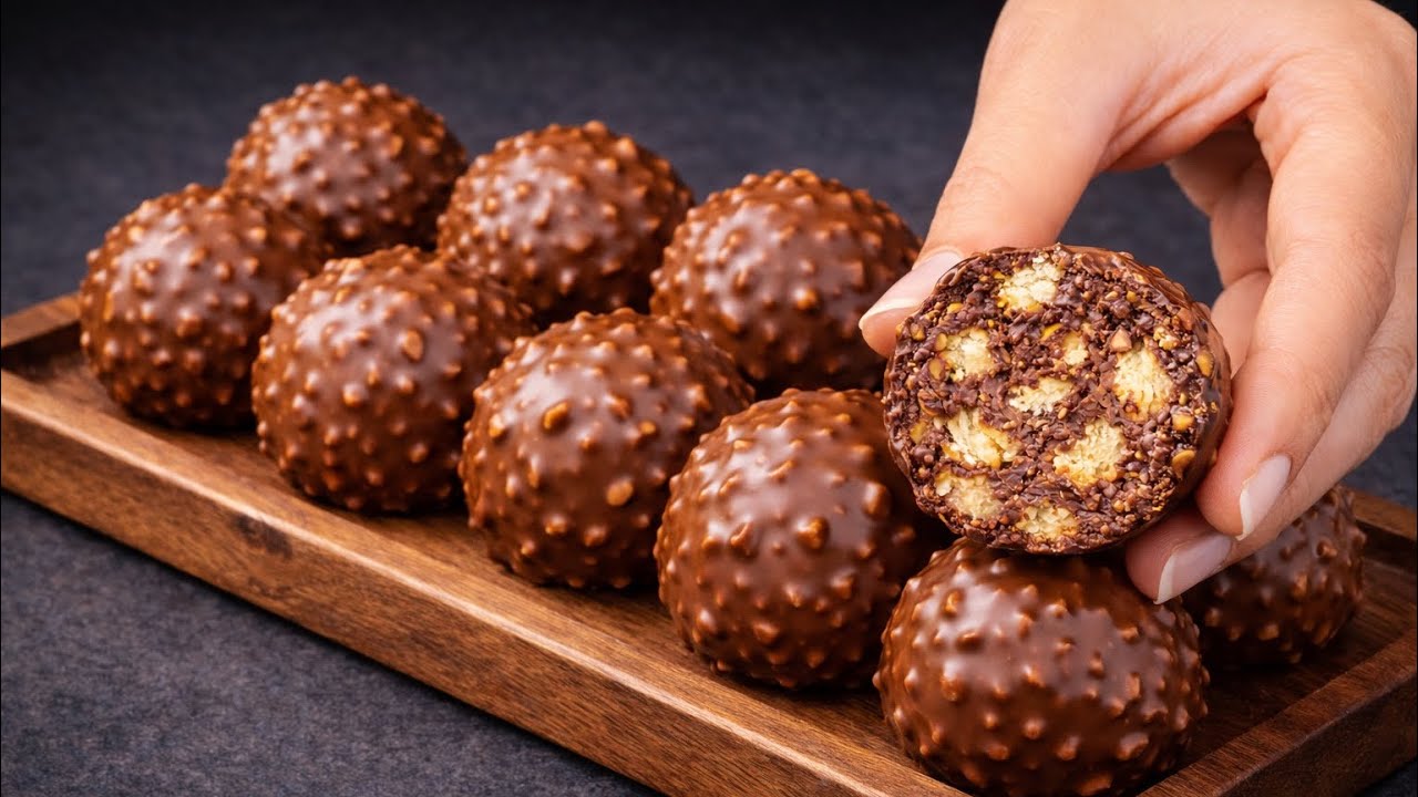 🍫 So lecker & so schnell: Schoko-Kugeln ohne Backen – ich mache sie 2× pro Woche!