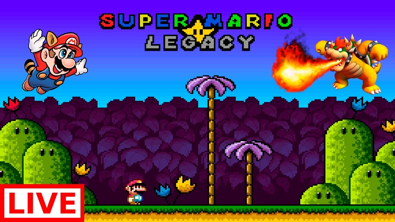 🔴Super Mario World: Super Mario Legacy 100%  [ AO VIVO ]