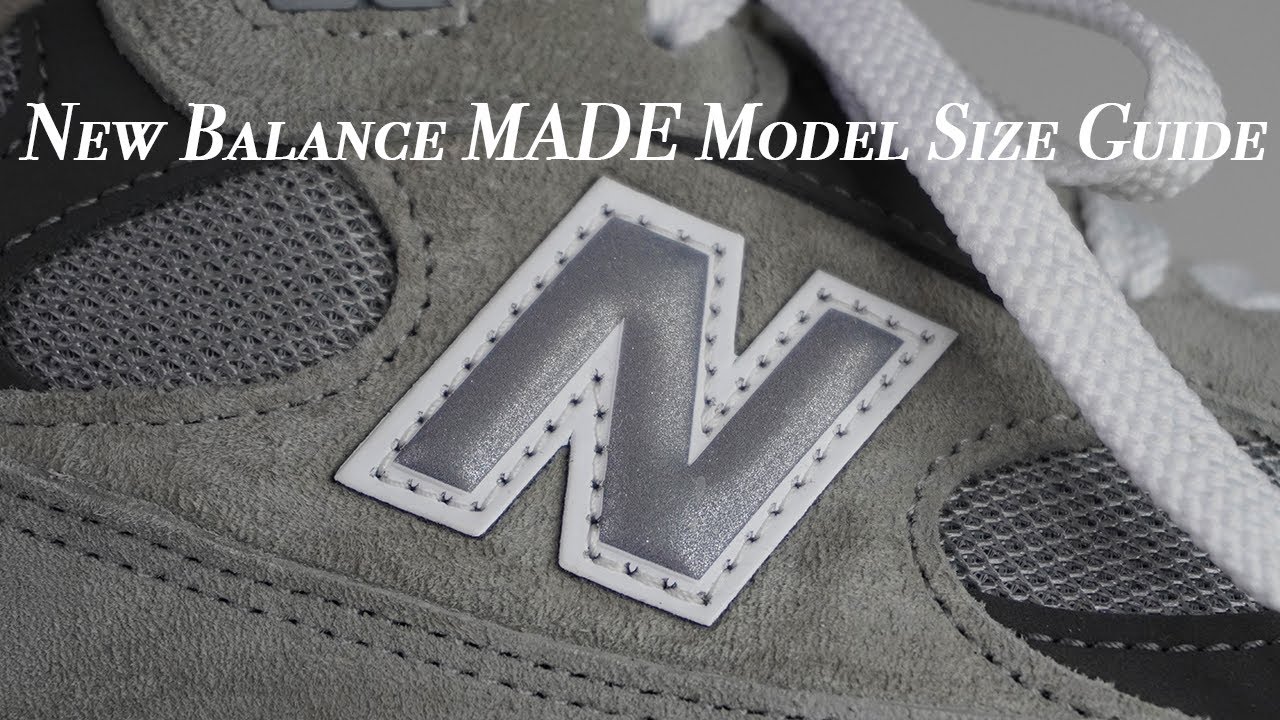 Таблица размеров New Balance Made (990v1–v6, 991v1/v2, 992, 993) – Какой размер вам следует купить?