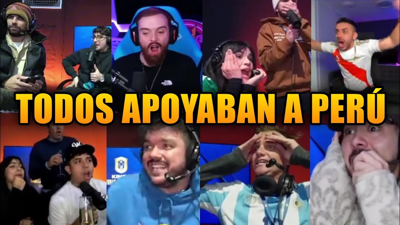 PIQUE, IBAI, DjMario y MAS reaccionan a la ELIMINACIÓN de PERÚ en la KINGS LEAGUE WORLD CUP