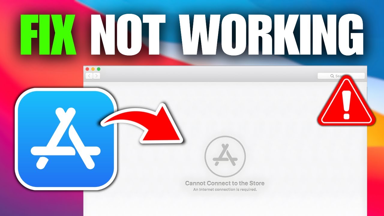 How To Fix App Store Not Working on MacBook Pro / Air