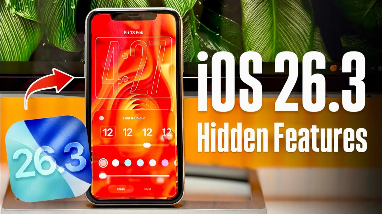 iOS 26.3 Top New Hidden Features - Every New Feature iOS 26.3