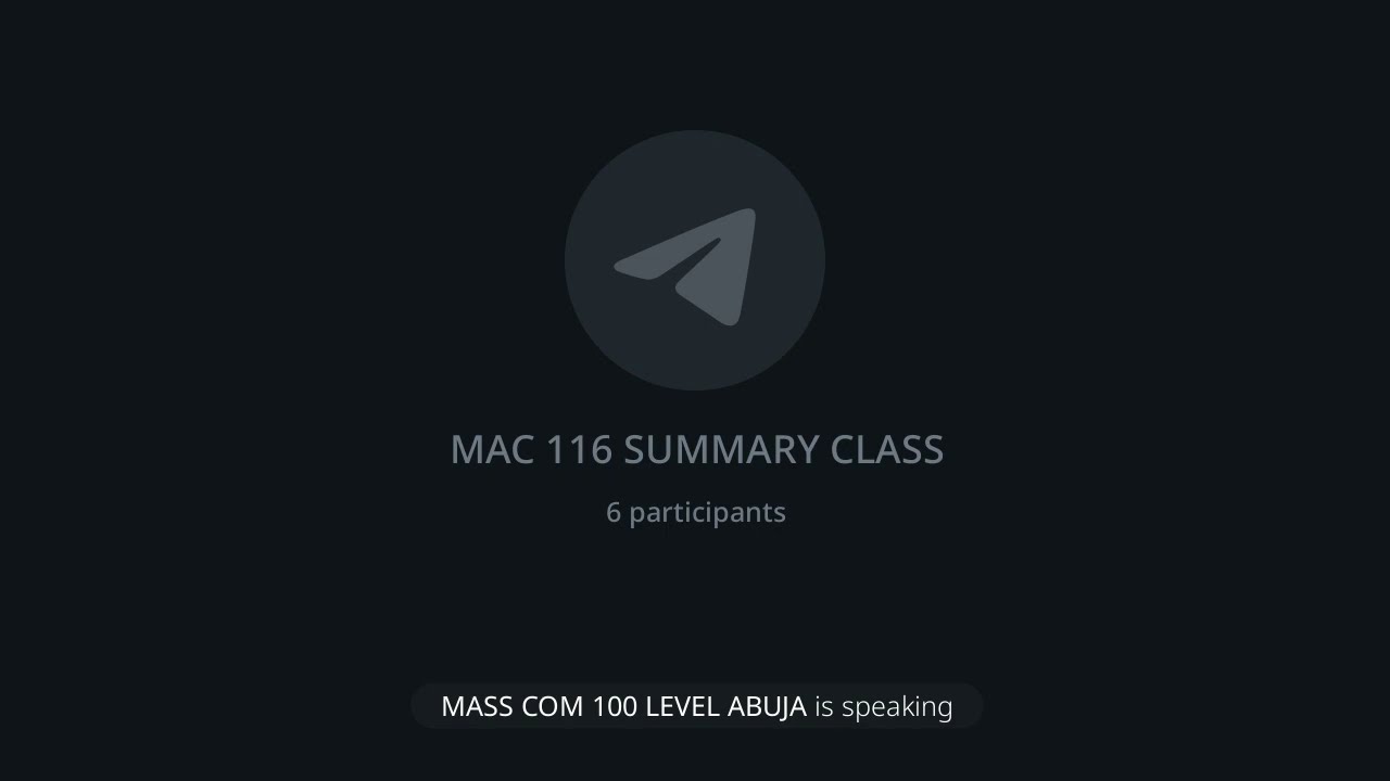 MAC 116: African communication systems II (MODULE 1-3 EXECUTIVE SUMMARY)