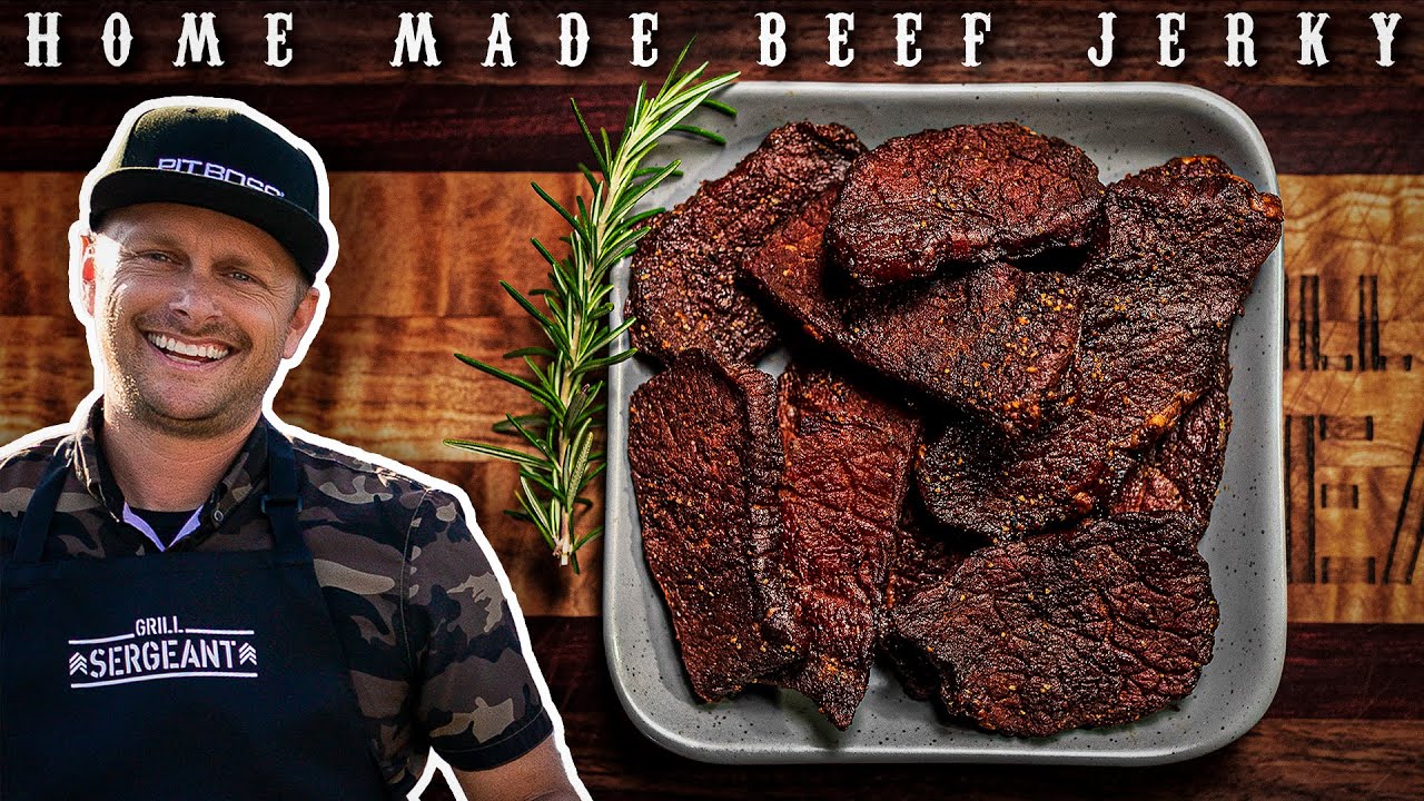 Лучший рецепт домашней копчёной вяленой говядины! #beefjerky #smokedbeefjerky #pitbossnation #eye...