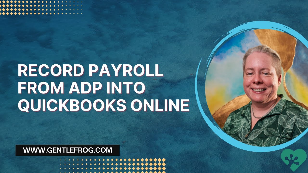 Запись заработной платы из ADP в QuickBooks Online