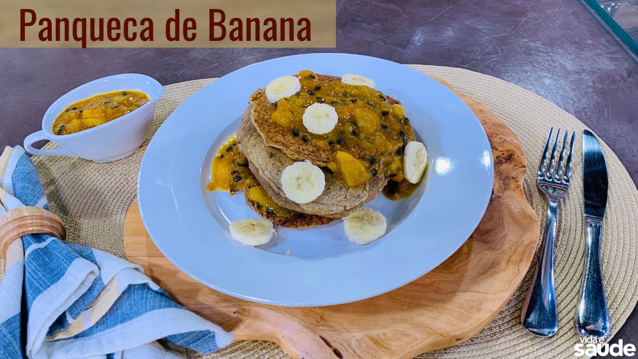 Receita: Panqueca de Banana - Câncer de intestino - Parte 4 (19/03/21)