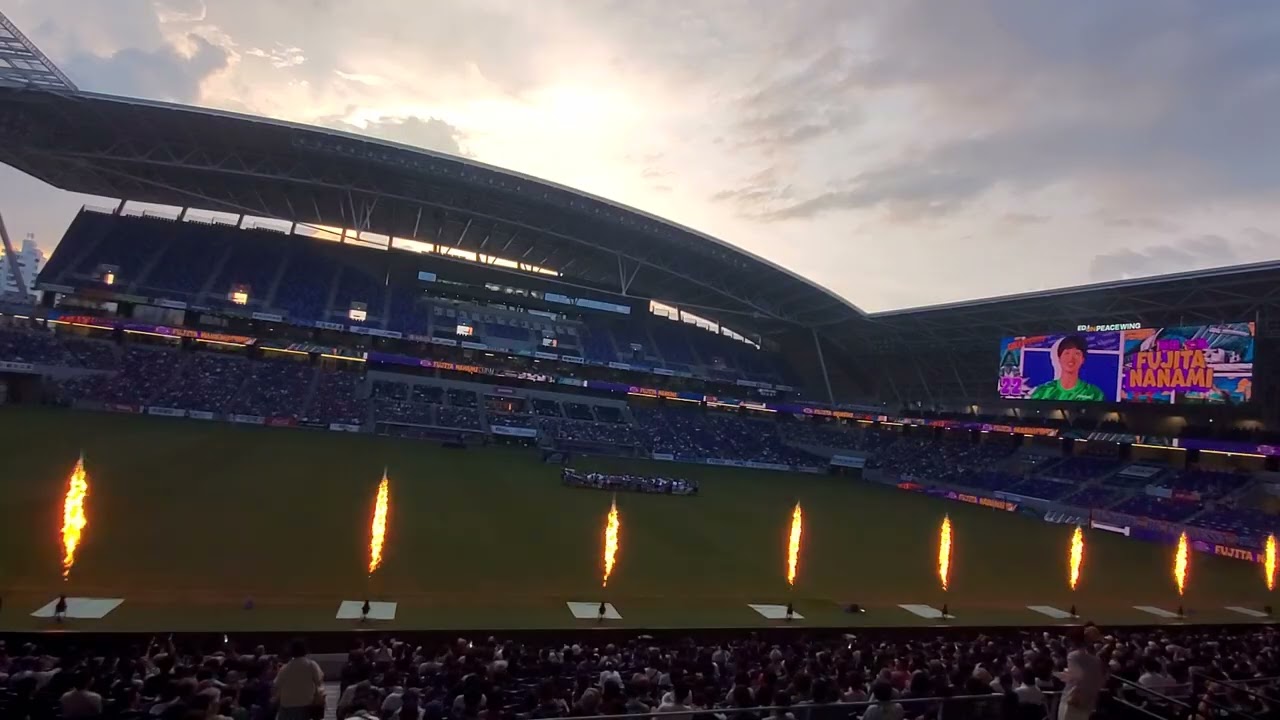 レジーナ選手紹介～選手入場～キックオフまで 2025年8月17日 サンフレッチェ広島レジーナ vs INAC神戸