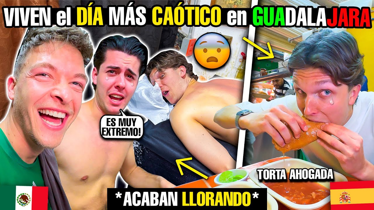MIS AMIGOS VIVEN el DÍA MÁS CAÓTICO en GUADALAJARA🇲🇽 **Pasan mucho miedo**😧