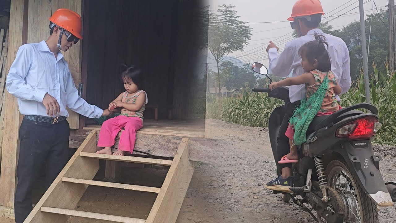 The engineer took the girl to find her mother, and brought her home to wait for her mother.