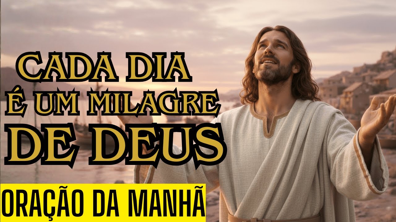 ORAÇÃO DA MANHÃ: COMECE SEU DIA COM A BENÇÃO DE DEUS | PODEROSA MENSAGEM | FÉ E ESPERANÇA