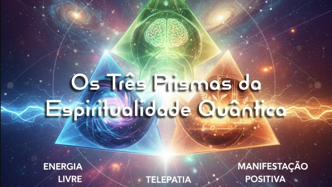 Os Três Prismas da Espiritualidade Quântica Energia Livre, Telepatia e Manifestação Positiva
