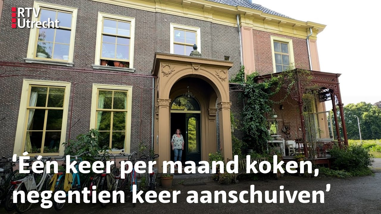 Wonen in voormalig gekraakte villa: deze woongroep doet het al 44 jaar | RTV Utrecht