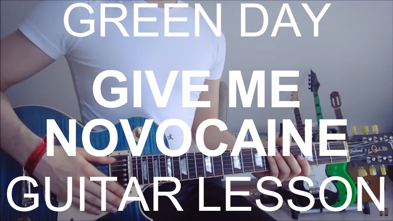 Give Me Novocaine - Green Day (УРООК ИГРЫ НА ГИТАРЕ/УРОК №167)